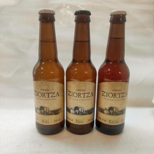 CERVEZA ARTESANA ZIORTZA    (Cisterciences Monasterio de Santa María de Zenarruza,  Ziortza, Vizcaya) [1]