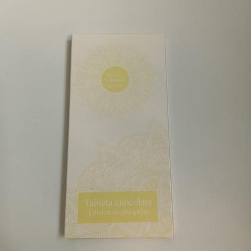 TABLETA DE CHOCOLATE BLANCO AL 35% Y ARÁNDANOS (Clarisas de Coín)