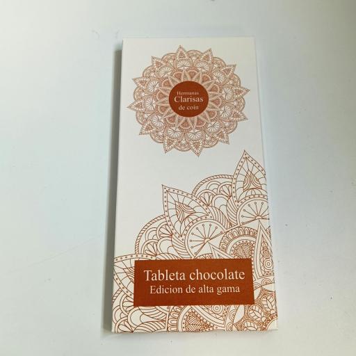 TABLETA DE CHOCOLATE CON LECHE Y ARÁNDANOS (Clarisas de Coín) [1]