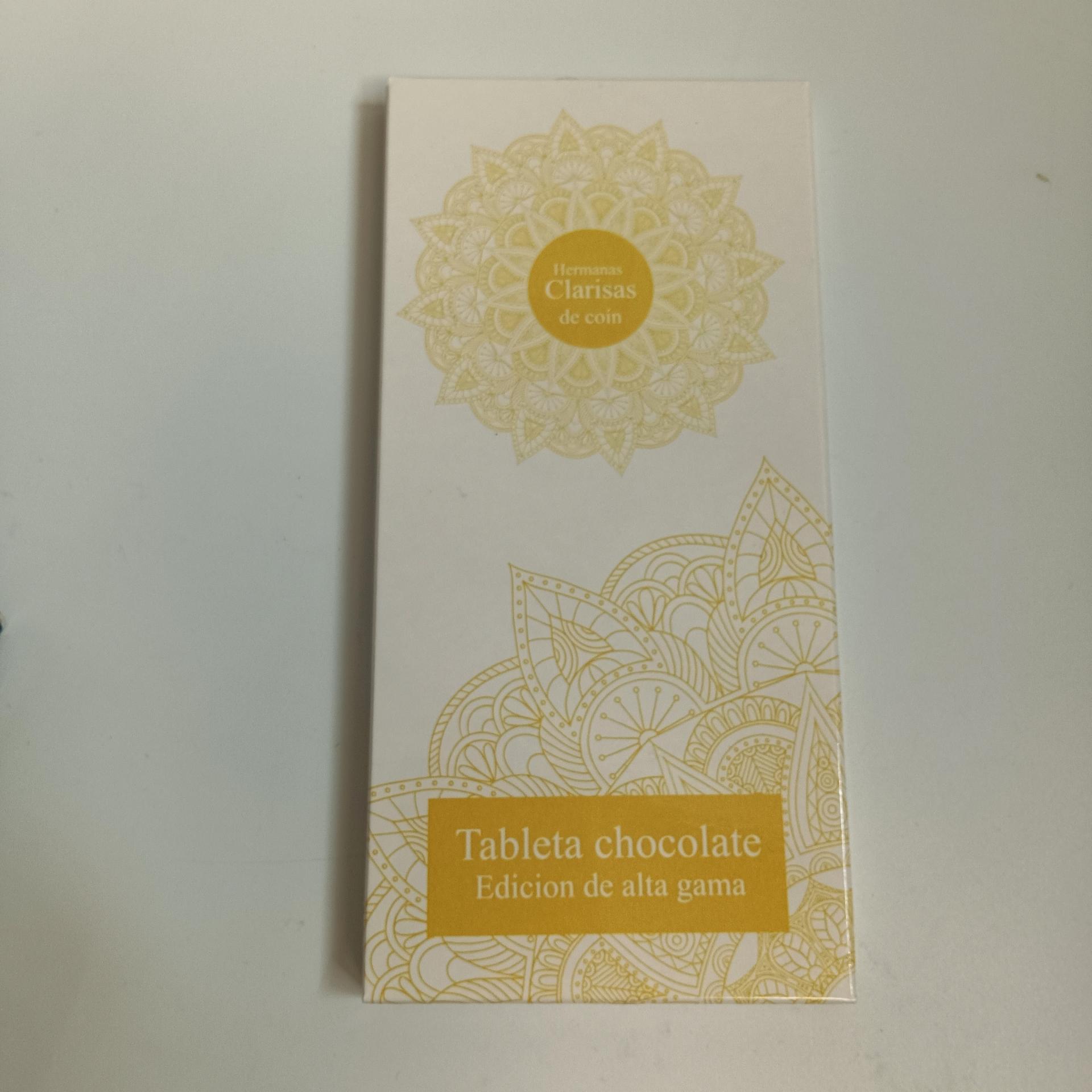 TABLETA DE CHOCOLATE RUBIO (Clarisas de Coín)