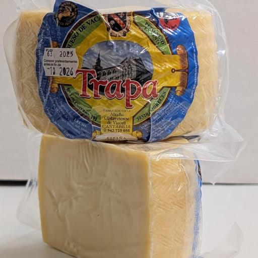 QUESO TRAPA CUÑA 1/2 Kg. ( Cistercienses. Cóbreces, Cantabria)