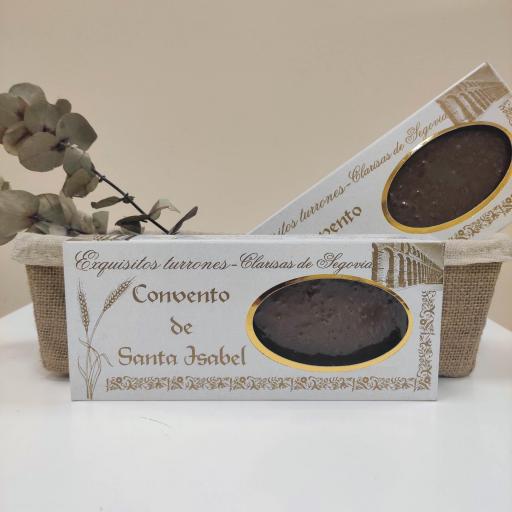 TURRÓN DE CHOCOLATE NEGRO CON ALMENDRAS (Clarisas. Segovia) [0]