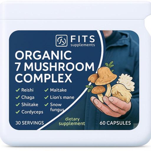 Complejo de 7 Hongos Orgánicos. 60 cápsulas