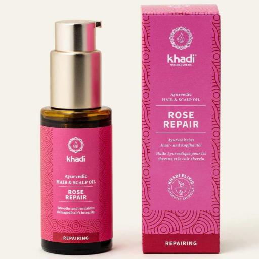 Aceite capilar Rosas Reparador Khadi