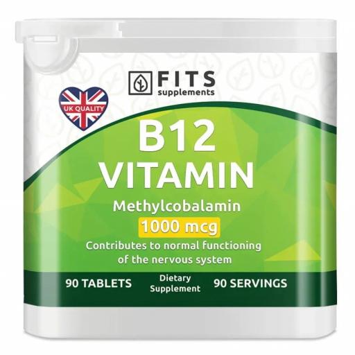 Vitamina B12 Metilada, 1000mcg, 90 comprimidos [0]