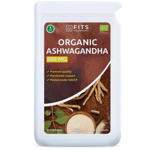 Ashwagandha orgánica 600mg 90 cápsulas [0]