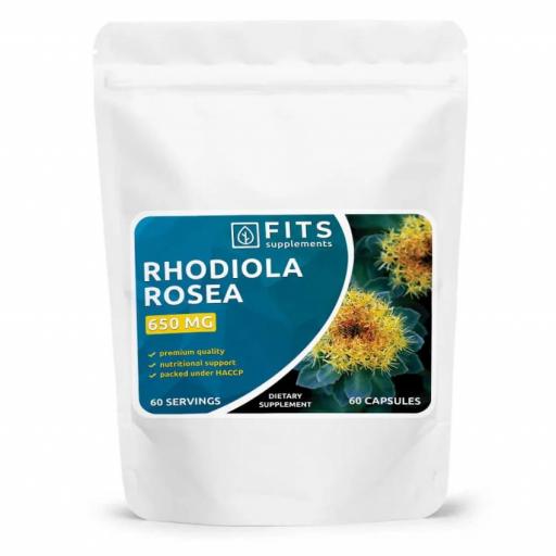 Rhodiola Rosea 650mg. 60 caps