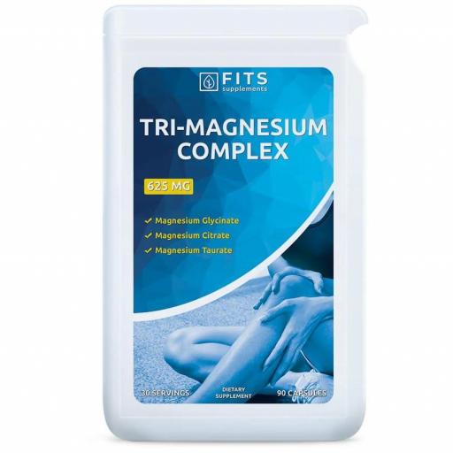 Magnesio Complex - Complejo Tri-Magnesio 90 cápsulas de 625mg