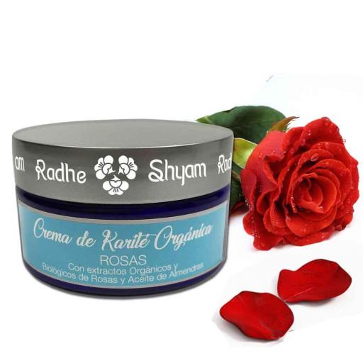 Crema de Karité aroma Rosas Radhe Shyam [0]