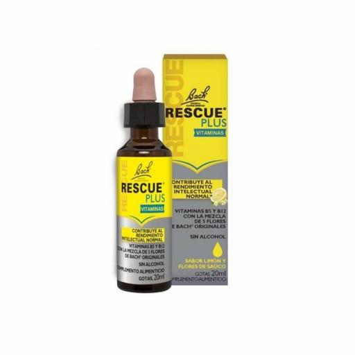 Remedio Rescate original Flores de Bach, 20 ml Sin Alcohol