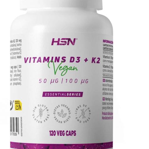 HSN Vitamina D3 + K2 120 caps [0]