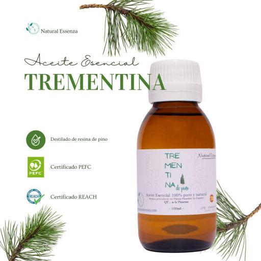 Esencia de Trementina Pinus Pinaster, España 100ml