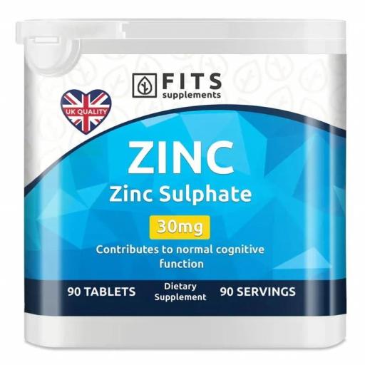Zinc 30 mg. 90 comprimidos