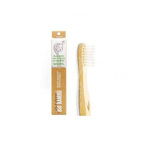 Cepillo dientes bambú infantil