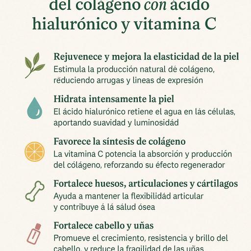 Colágeno con Ácido Hialurónico y Vitamina C. 60 comprimidos [2]