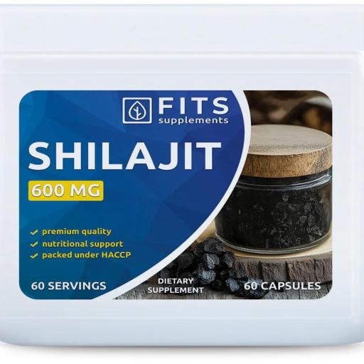 Shilajit Ácido Fúlvico 600mg. 60 cápsulas
