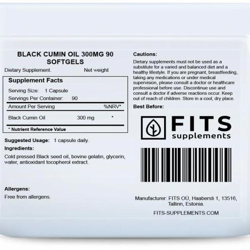 Aceite de comino negro 300mg. 90 caps [1]