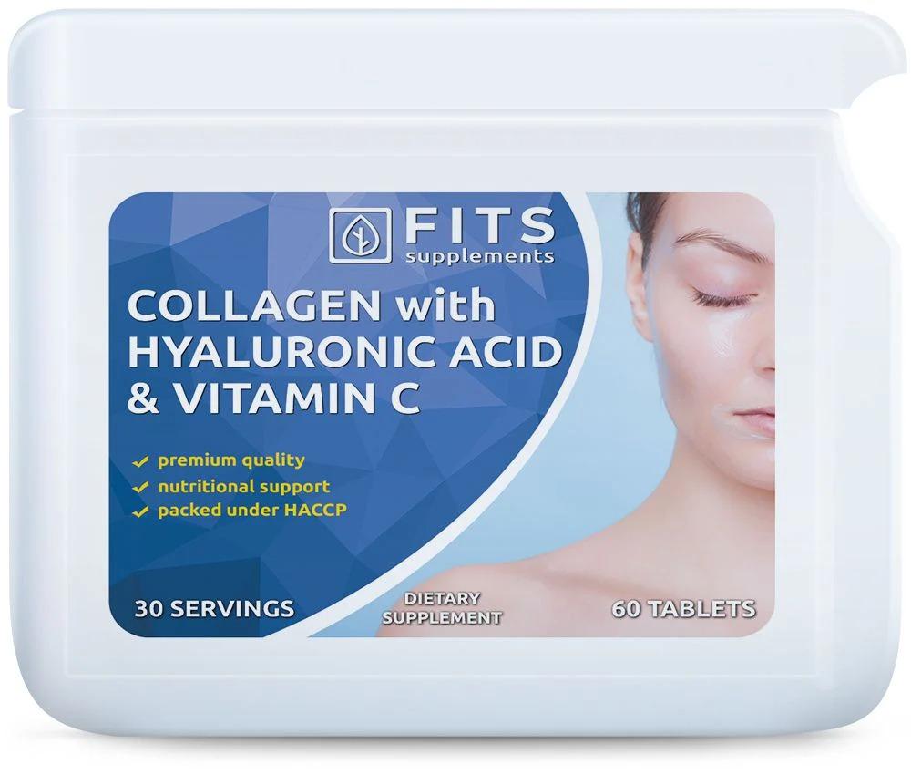 Colágeno con Ácido Hialurónico y Vitamina C. 60 comprimidos