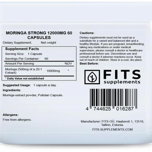 Moringa Strong 12000 mg - 60 cápsulas [1]