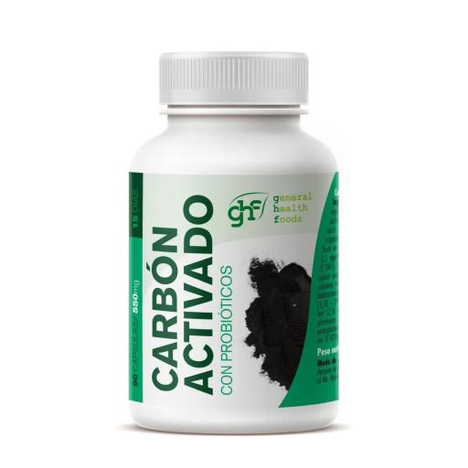 Carbón activado con anís e hinojo, 90 cápsulas