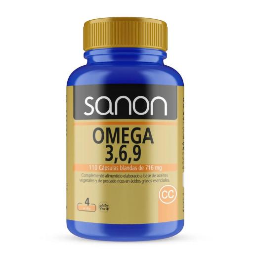 SANON Omega 3,6,9 - 110 cápsulas blandas