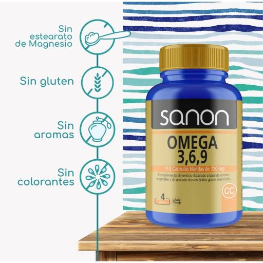 SANON Omega 3,6,9 - 110 cápsulas blandas [2]
