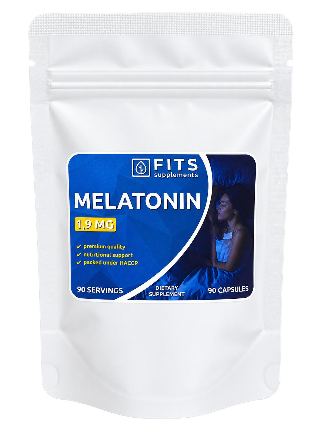 Melatonina 1,9mg. 90 cápsulas