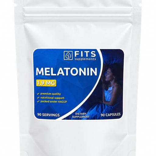 Melatonina 1,9mg. 90 cápsulas