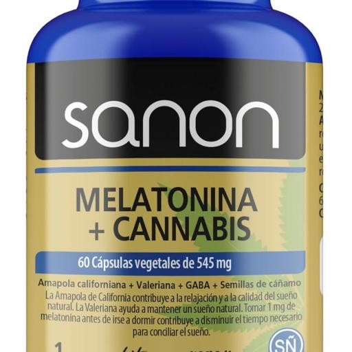 Melatonina con Cannabis, 60 cápsulas [0]