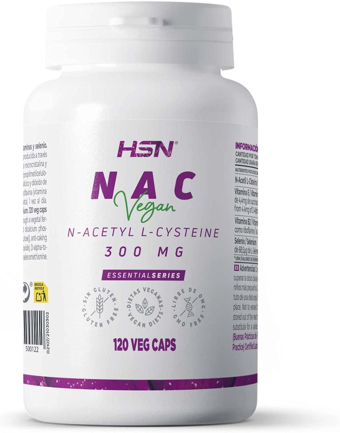 NAC (N-ACETIL-L-CISTEINA) 300mg - 120 cápsulas