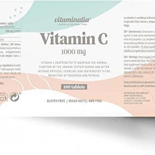 VITAMINA C 1000mg, 180 comprimidos [1]