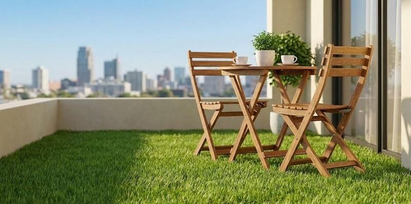 Césped artificial para terrazas