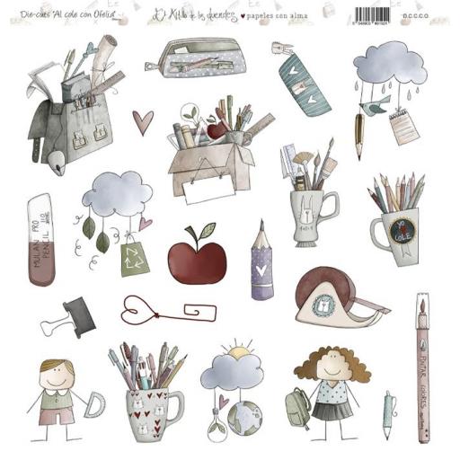 Die cuts - Al Cole con Ofelia