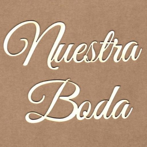 Chipboard - Nuestra boda