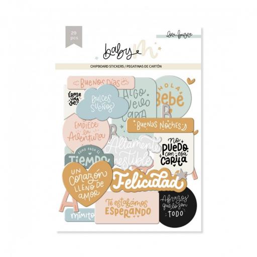 Die cuts - Chipboard - Frases - Baby M