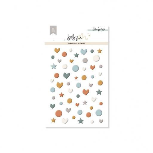 Enamel dots - Azul - Baby M