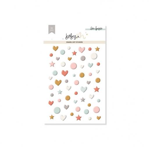 Enamel dots - Rosa - Baby M