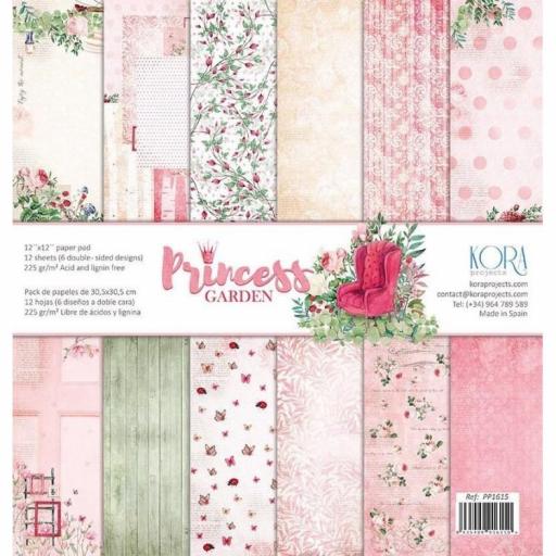 Pack de papeles - Princess Garden