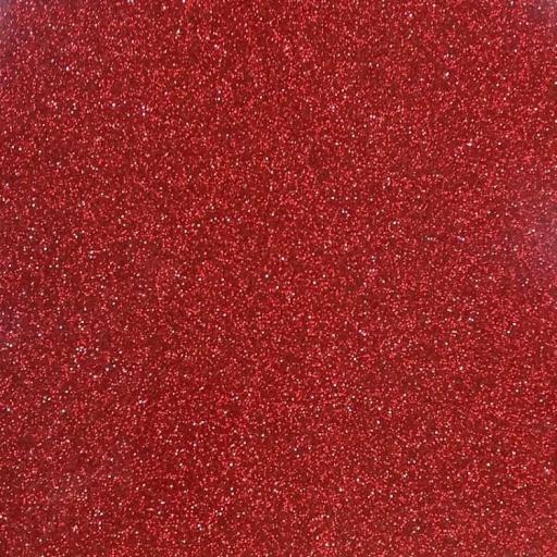 ​​​Vinilo Termotransfer para Ecopiel - Glitter rojo