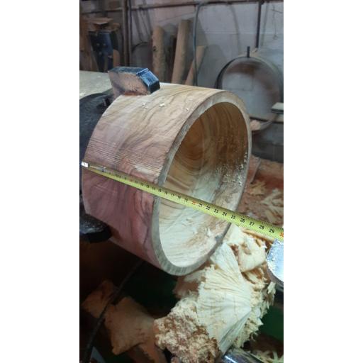 Ensaladera Grande de Madera de Olivo Artesanal Hecha a Mano en España – 25 × 9 cm [6]