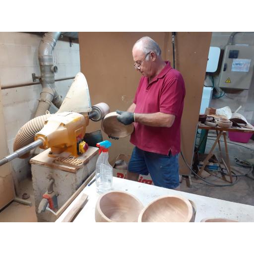  Cuenco Artesanal de Madera de Olivo Sostenible – Elegante, Duradero y Hecho a Mano en España para tu Hogar [5]