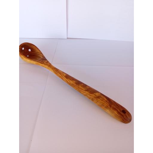 Cazo aceitunas grande de una pieza en madera olivo artesanal hecho a mano ecológico y duradero [0]