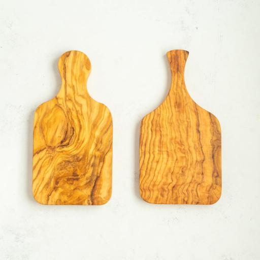 Tabla Pequeña de Madera de Olivo con Mango – Artesanal, Hecha a Mano y Elegante | Maderaolivo.com [3]