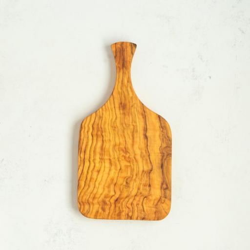 Tabla Pequeña de Madera de Olivo con Mango – Artesanal, Hecha a Mano y Elegante | Maderaolivo.com [4]