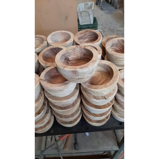Mortero Extra Grande de Madera de Olivo con Maza – Artesanal y Único [4]