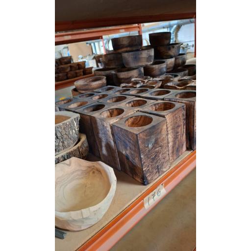 Bote para Cubiertos Pequeño de Madera de Olivo – Artesanal [3]