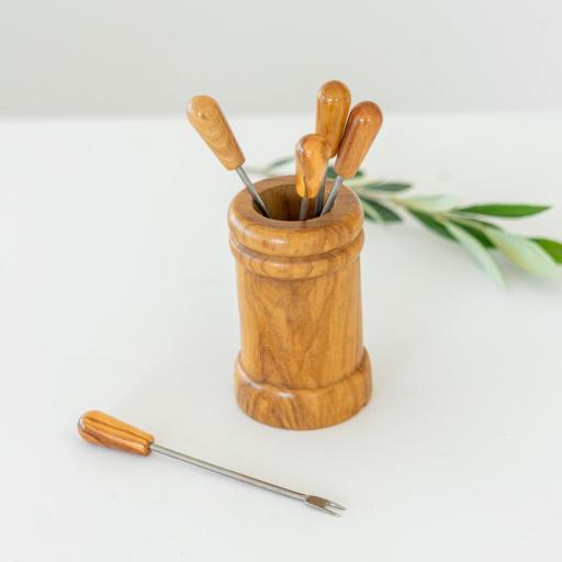 Mejor set de utensilios de cocina en madera de olivo – precio final 53,82 € con transporte gratis [4]