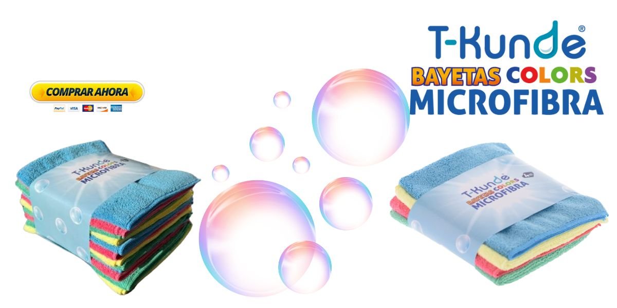 Comprar Bayetas Microfibra Colors T-Kunde 12 unidades online