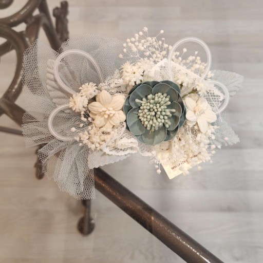 Prendido para fajín color verde agua