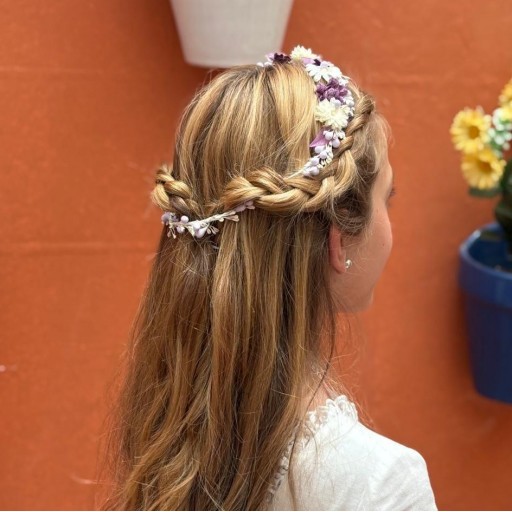 Corona comunión malva  [1]